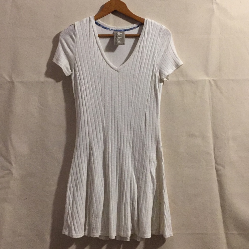 Dolan Collection for Anthro Knitted White Dress